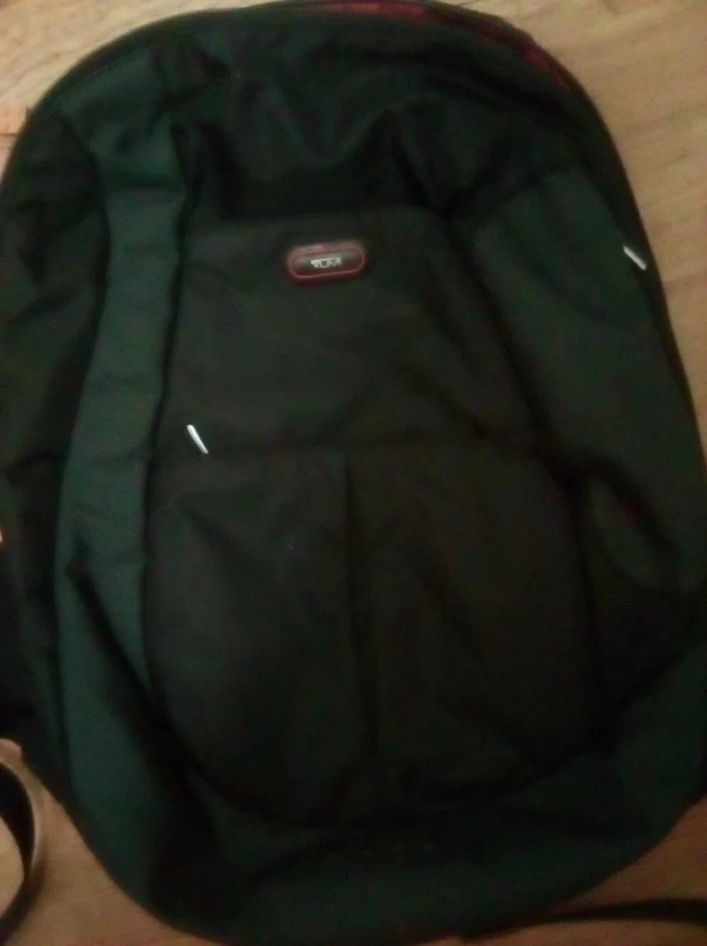 Tumi Authentic Designer Black Full Size Backpack Like NEW